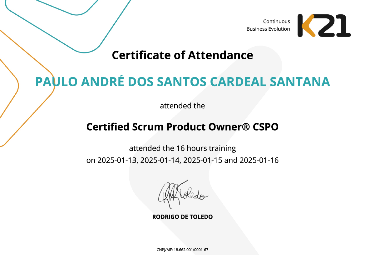Certificado K21
